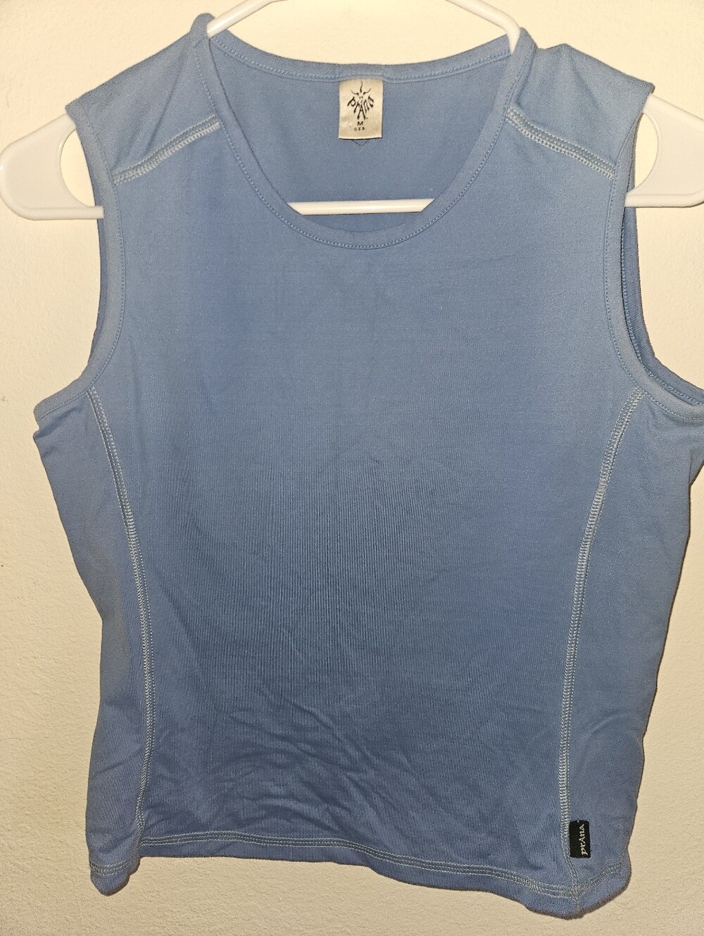 Prana Womans Blue Sleeveless Tank Top Size M